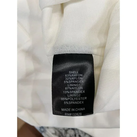 NBD Aaliyah Bodysuit White Women's Size Small - Picture 12 of 12